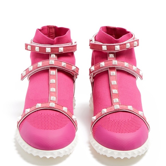 Rockstud body-tech high-top trainers 36 - Picture 6 of 8